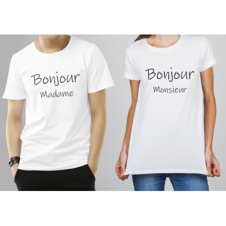 T-shirt "Bonjour"