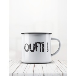 Mug émail "Oufti"