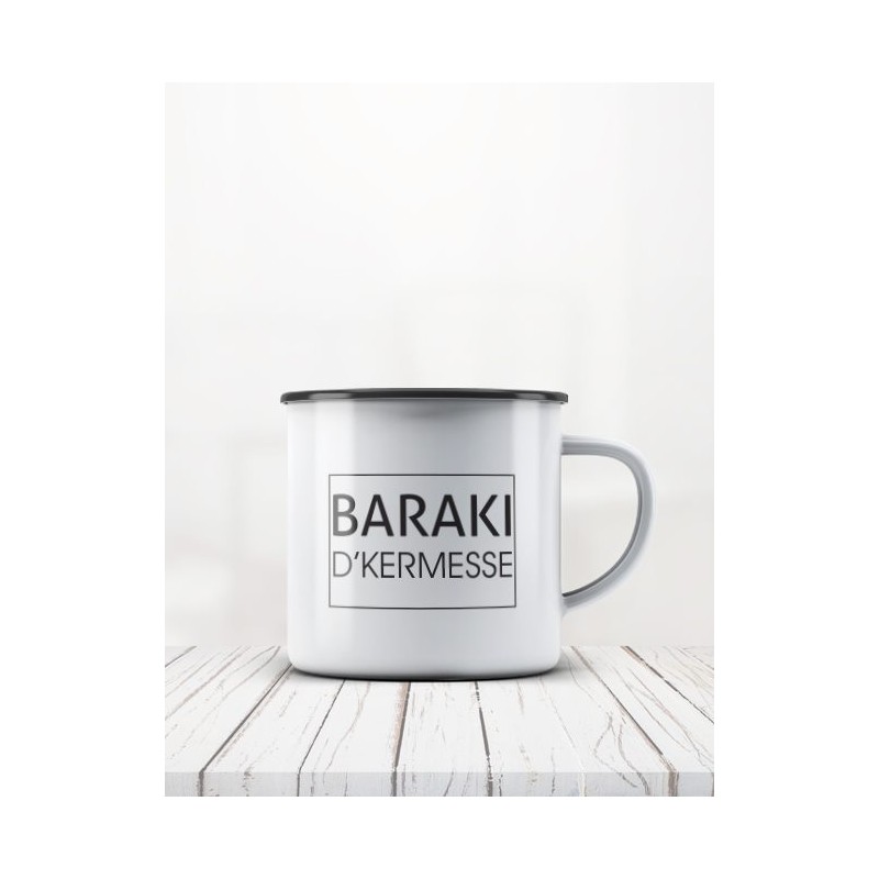 Mug émail "Baraki"