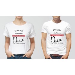 T-shirt "Dieu"