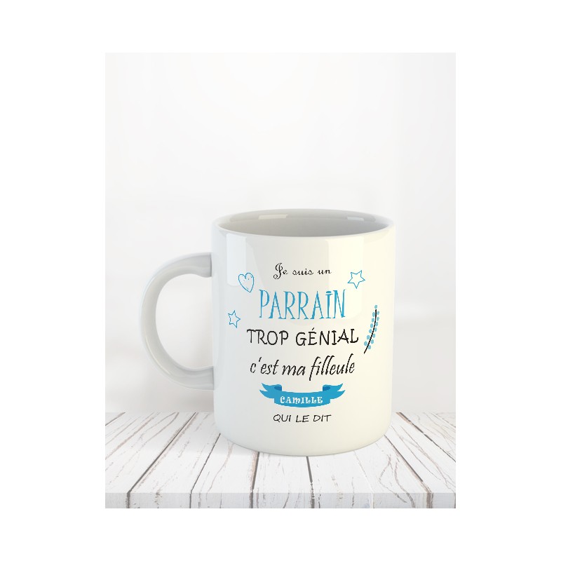 Mug "Parain trop génial"