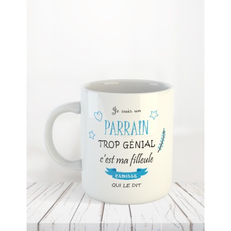 Mug "Parain trop génial"