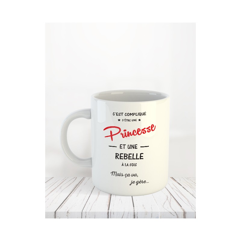 Mug "Princesse rebelle"