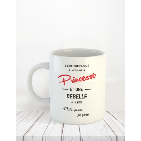 Mug "Princesse rebelle"