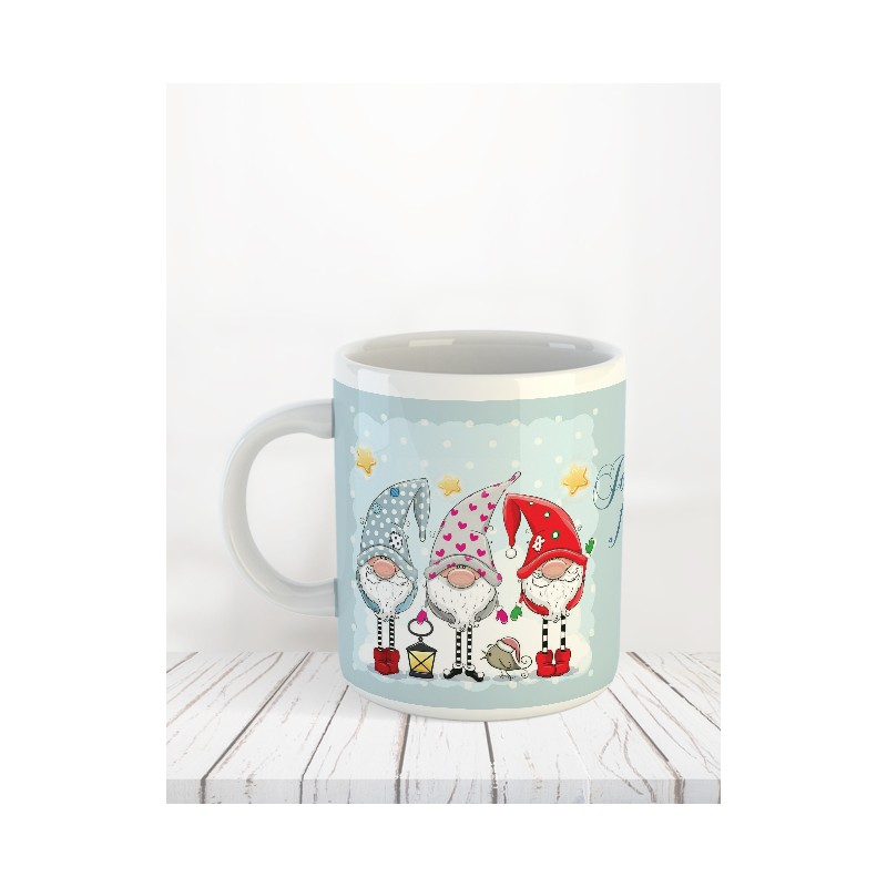 Mug de Noël "Gnomes2"