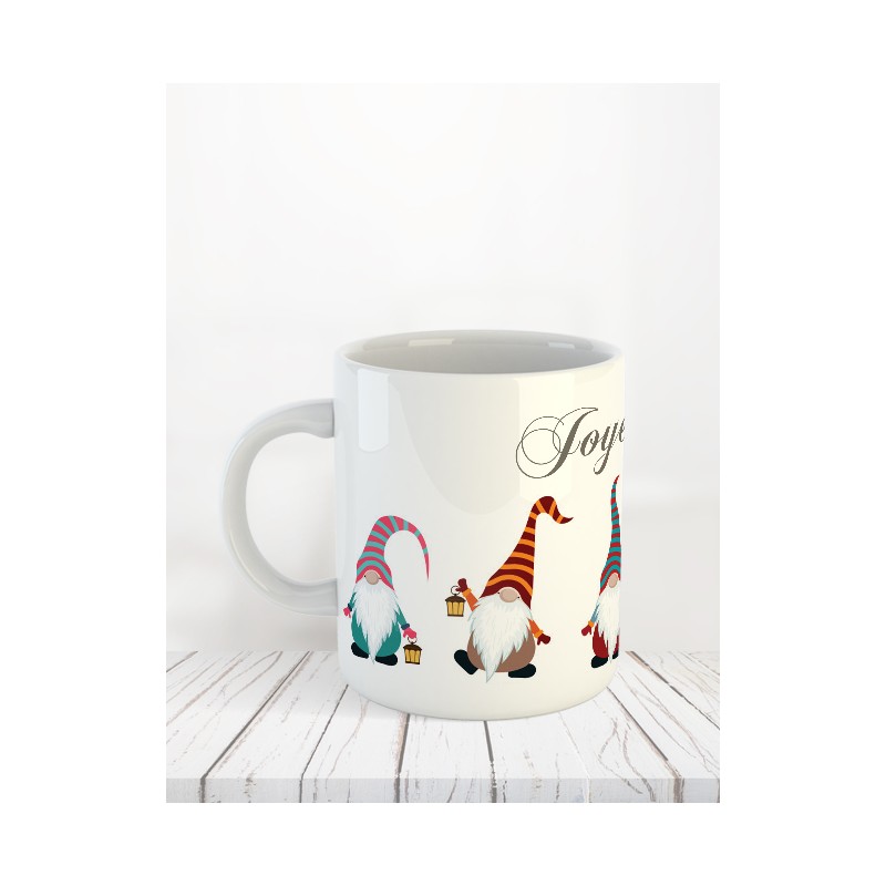 Mug de Noël "Gnomes"