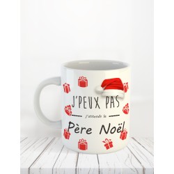 Mug de Noël "J'peux pas"