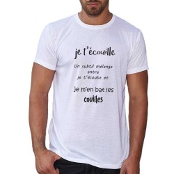 T-shirt "je t'écouille"