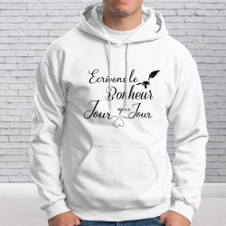 Sweat "Ecrivons le bonheur"