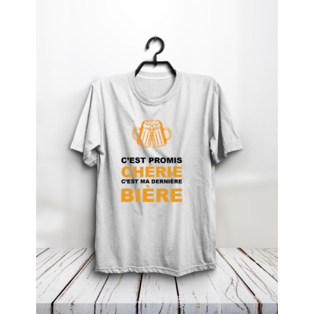 T-shirt "Dernière bière"