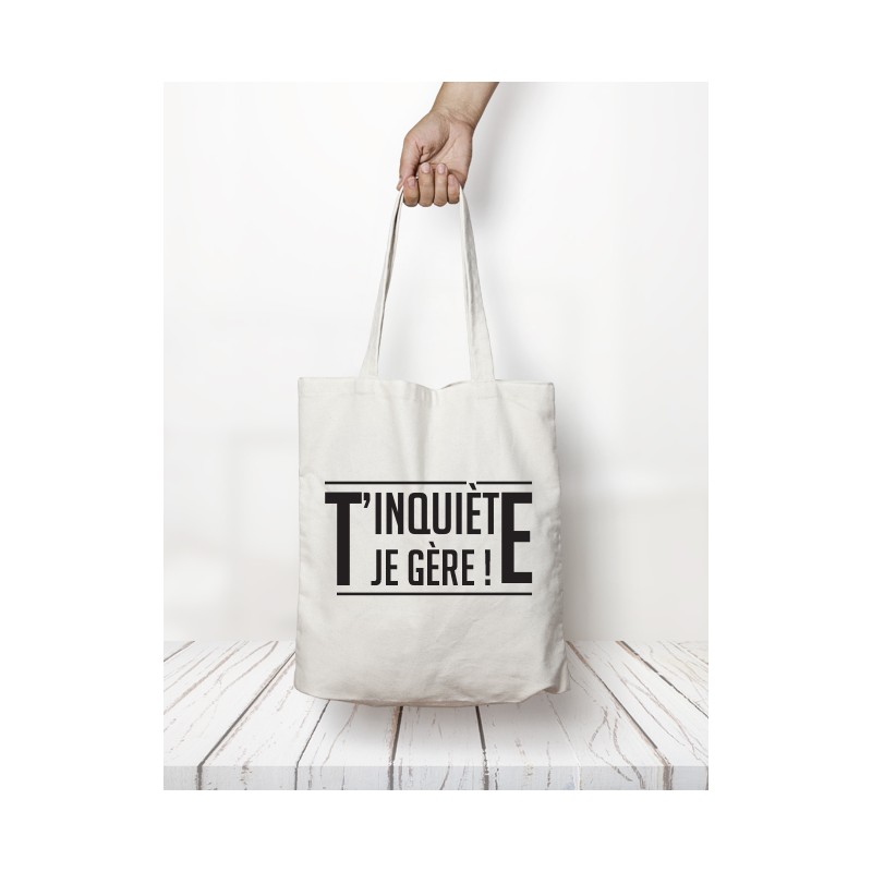 Totebag "Je gère"