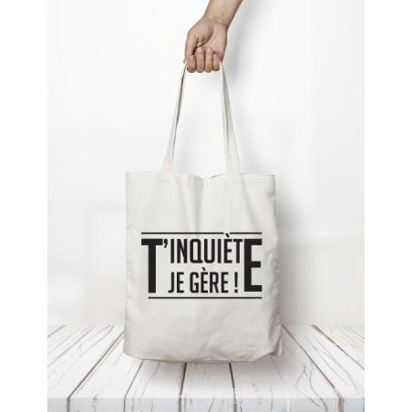 Totebag "Je gère"